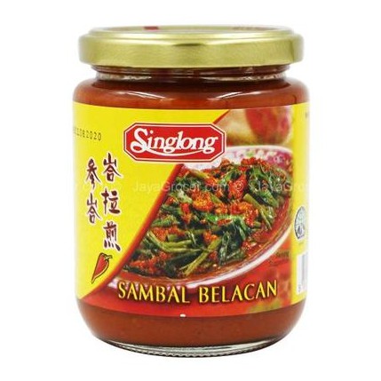 Xốt chấm Sambal hiệu Singlong Sambal Belacan - Xuất xứ Singapore 230g