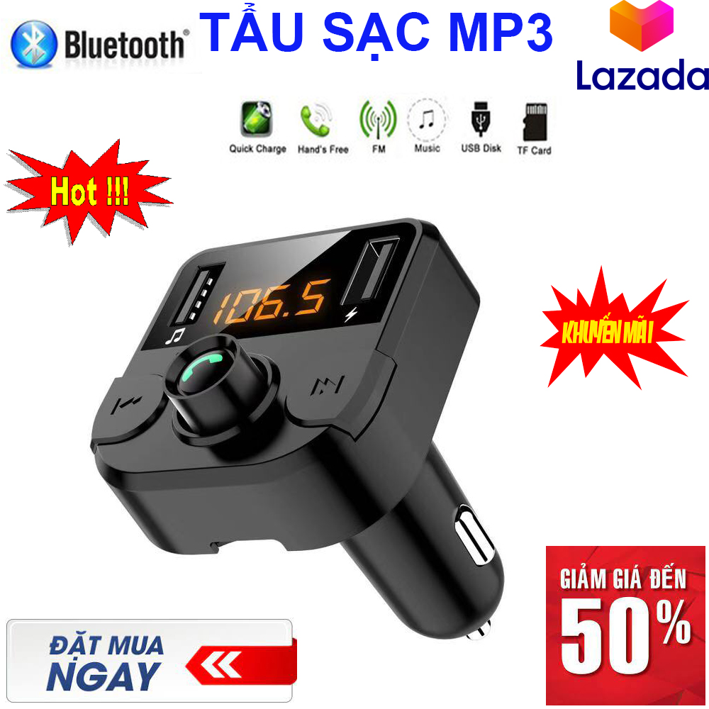 Tẩu sạc ô tô cao cấp, tẩu sạc cho ô tô chính hãng, tẩu sạc nhanh trên ô tô. tẩu sạc đa năng có kết nối bluetooth, định vị gps, nghe nhạc - fm, nghe điện thoại - sạc pin. thiết kế nhỏ gọn - tiện lợi. bảo hành 1 đổi 1.