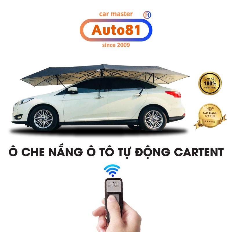 Ô che nắng ô tô, dù che xe hơi loại tự động điều khiển CARTENT thông minh chính hãng