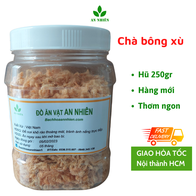 Chà bông xù đồ ăn vặt An Nhiên