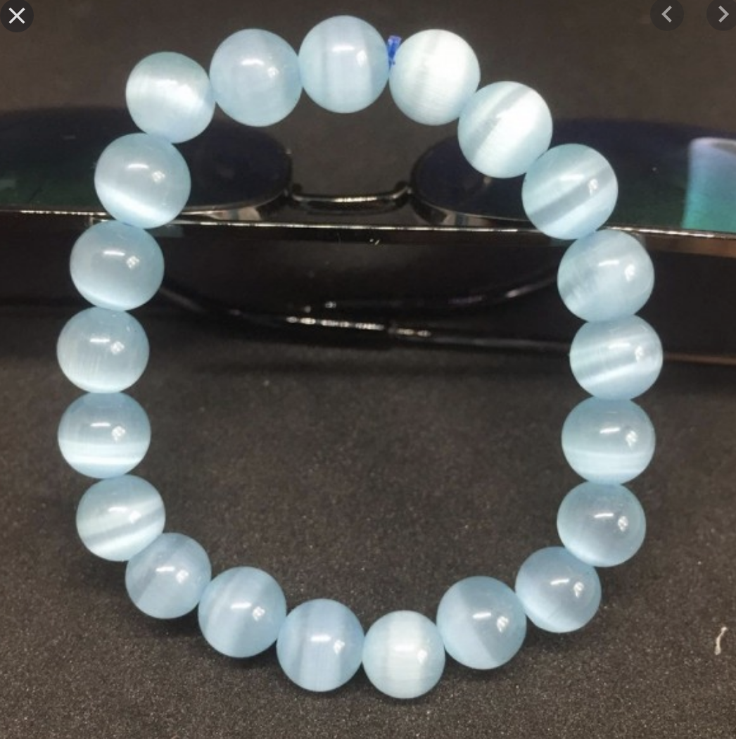 [HCM]Vòng đeo tay chuỗi hạt phong thuỷ đá mắt mèo rất may mắn cho chủ nhân sở hữu vòng