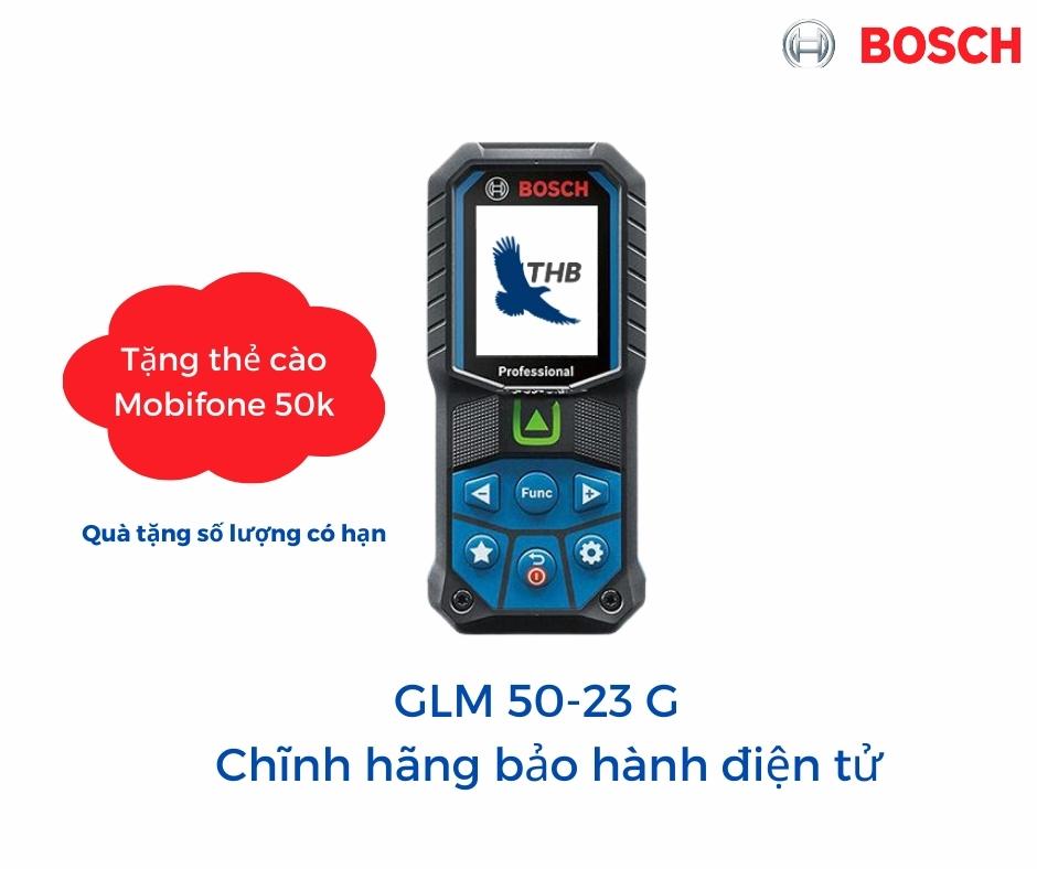 Máy đo khoảng cách bosch glm 50-23 g tia xanh mới