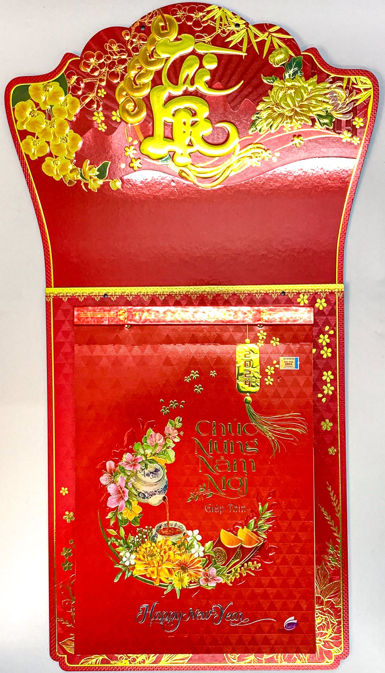 LỊCH TẾT 2024 LỊCH BÓC NGÀY BLOC SIÊU CỰC ĐẠI SV03 - THÔNG ĐIỆP CUỘC SỐNG - Size: 25 x 35 (cm)