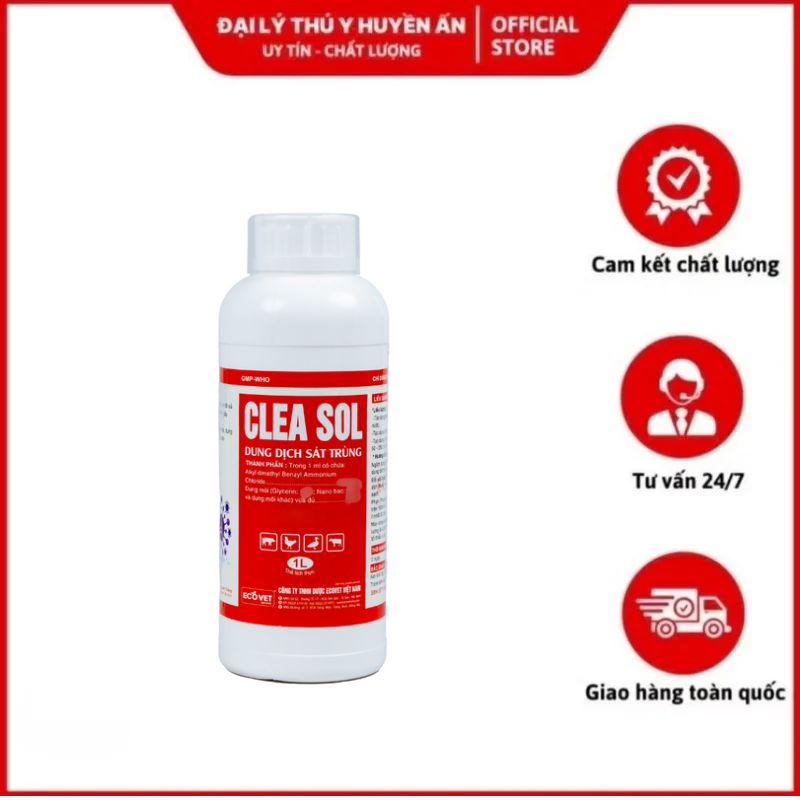 ECO - CLEA SOL - Dung dịch sát trùng 1000 ml