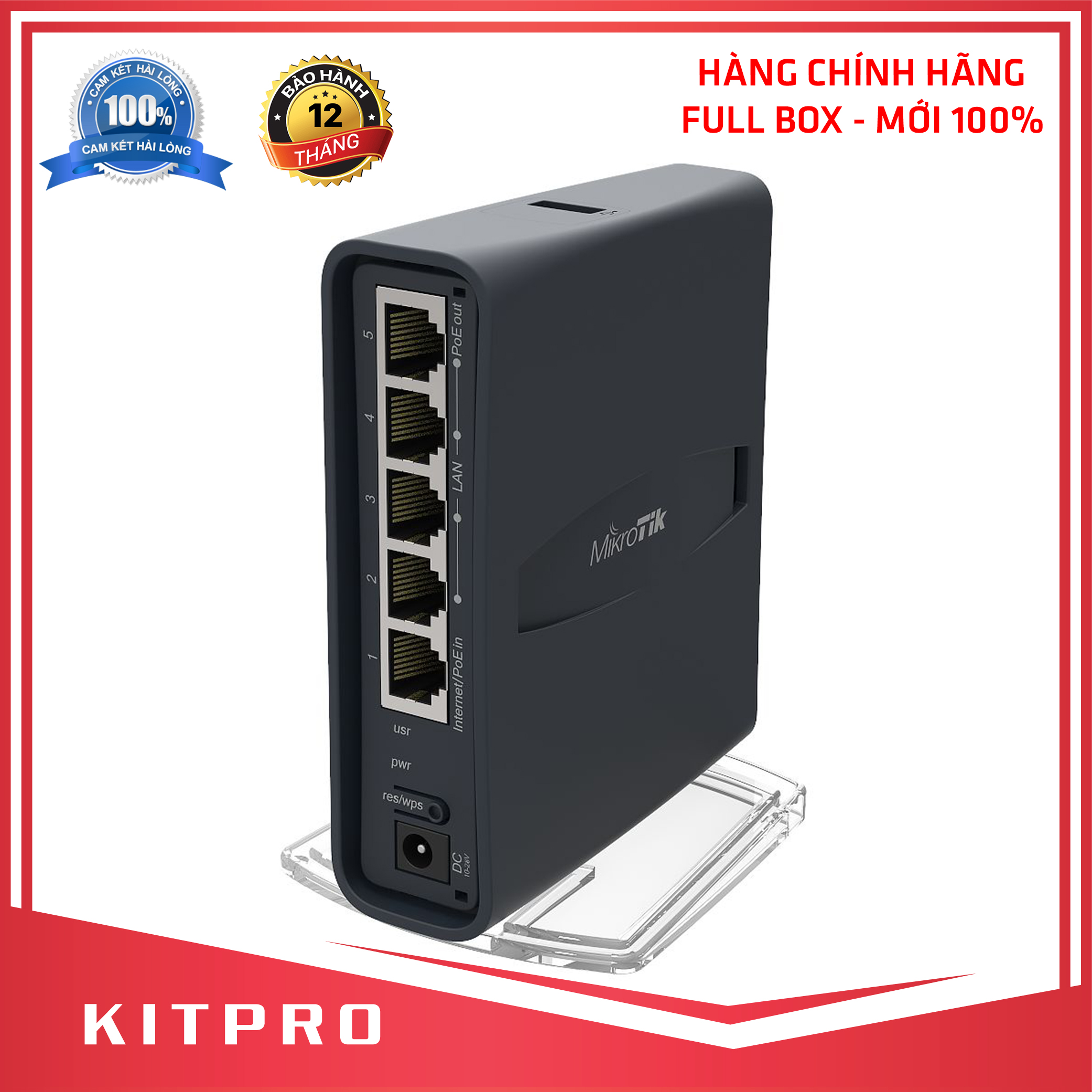 Bộ phát wifi chuẩn ac siêu mạnh mikrotik hap ac lite tc hàng chuẩn châu âu kitpro
