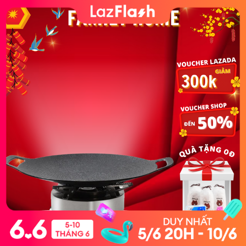 Chảo Nướng Đa Năng Nướng BBQ Không Cần Dầu Hàn Quốc Chất Liệu Hợp Kim Nhôm Phủ Đá Maifan Chống Dính, Chảo Rán Nướng Chảo Chống Dính Chảo Chảo Chống Dính Cao Cấp Chao Chống Dính Chảo Gang Chảo Nướng Thịt Hàn Quốc