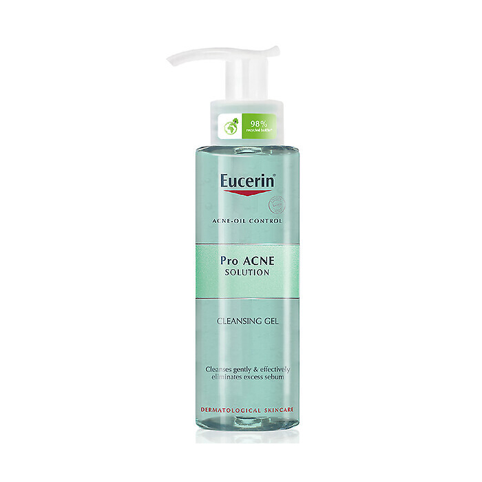 Gel rửa mặt dành cho da nhờn mụn Eucerin Pro Acne Cleansing Gel 200ml