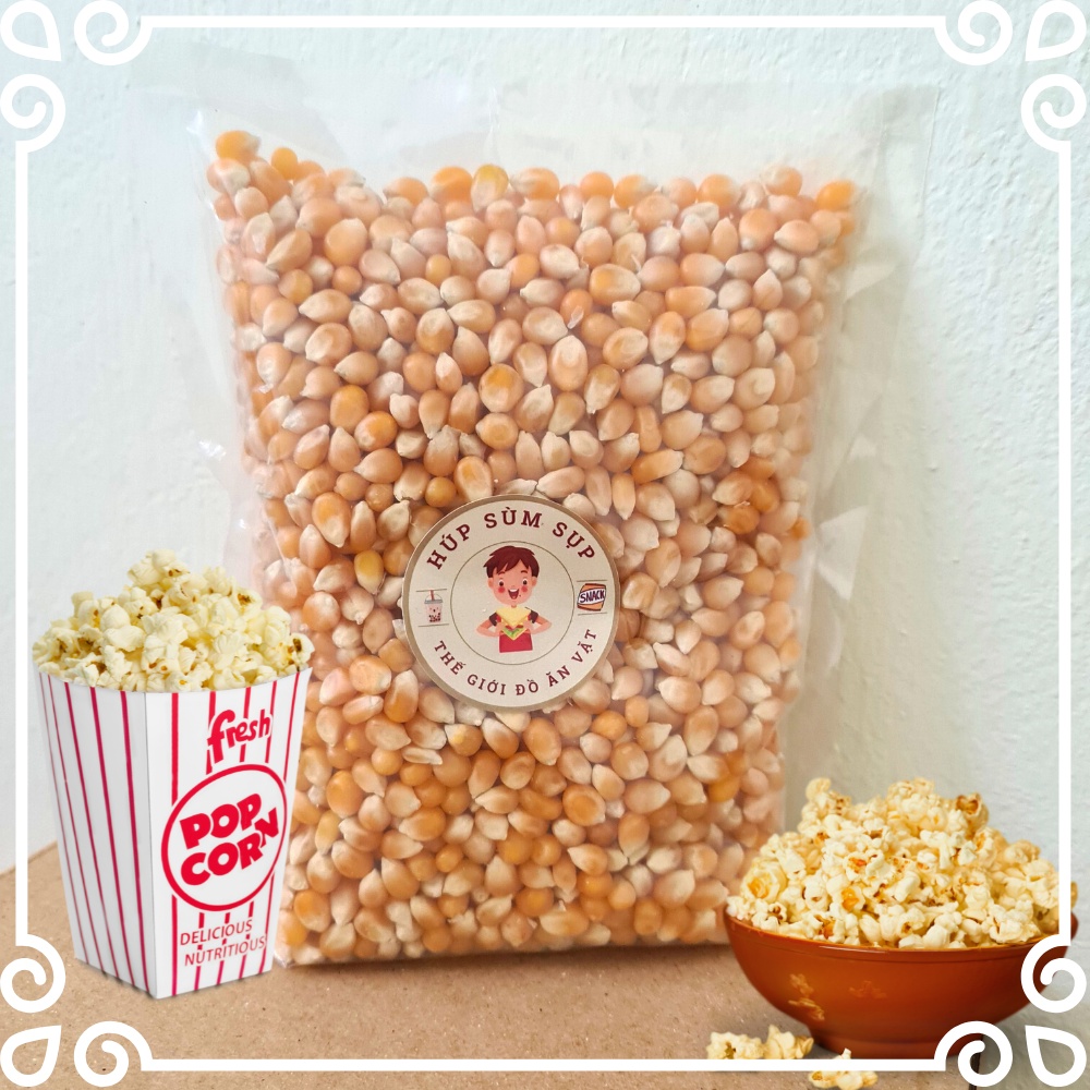 💥 FREESHIP 💥 1kg Ngô Mỹ Chuyên Nổ Bắp Rang Bơ Ngon Như Ngoài Rạp Phim_ Bỏng Ngô _Đồ Ăn Vặt