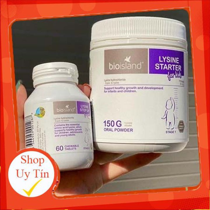 Bio lysine tăng chiều cao cho bé bột bio island lysine 🔥𝐍𝐄𝐖🔥 úc