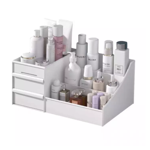 [HCM]Kệ mỹ phẩm nhựa 3 TẦNG Kệ đựng mỹ phẩm Tủ để son tiện lợi Kệ Đựng Đồ Dùng Cá Nhân Tủ Đồ Trang ĐiểmKệ Đựng Đồ Dùng Cá Nhân Đựng Đồ Trang Điểm Tủ đựng mỹ phẩm mini 3 tầng có ngăn kéo tiện dụng