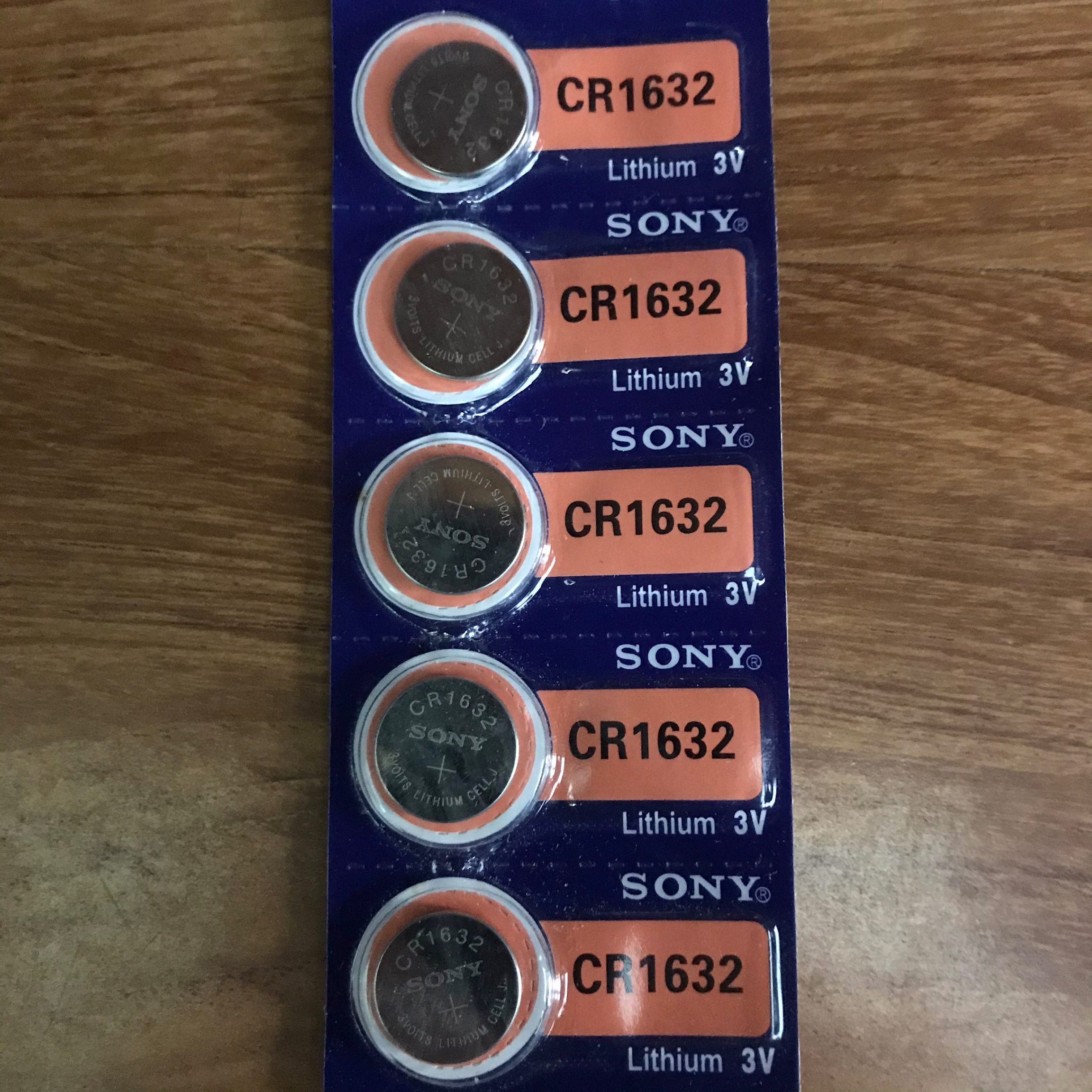 Vỉ 2 viên Pin cúc áo Sony 3V CR2032/ CR2025/ CR2016 – Pin nút CR2032 Sony lithium 3V