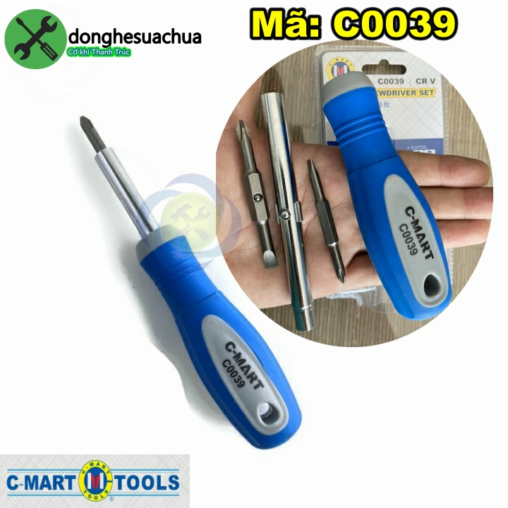 Tua vít đổi đầu c-mart c0039 6 trong 1
