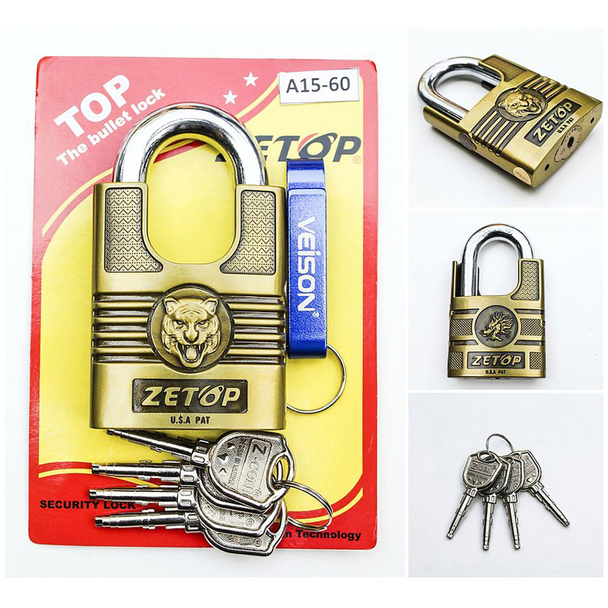 Ổ khóa chống cắt 60mm Zetop