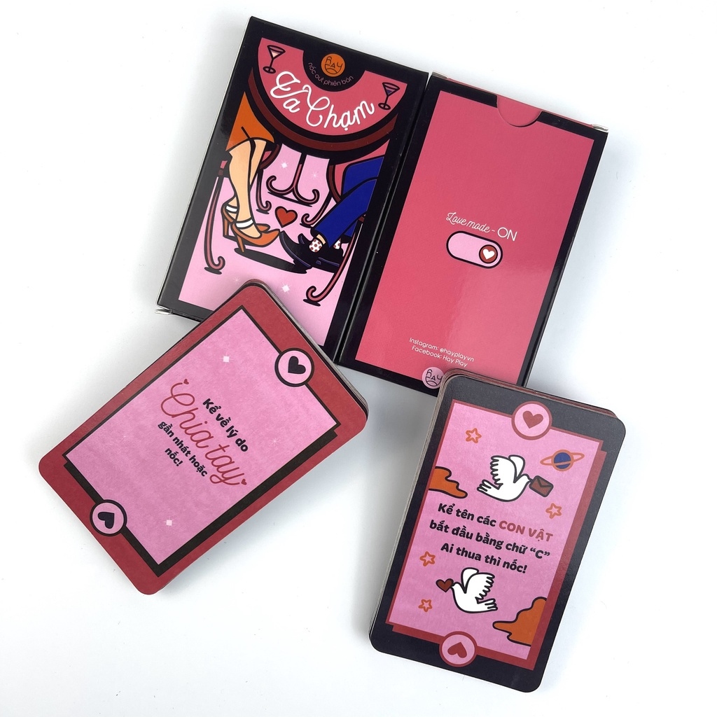 ✜♚ Bộ bài Drinking game Nốc Out phiên bản “ Va Chạm ” không thể thiếu trong buổi đi chơi của các cặp đôi