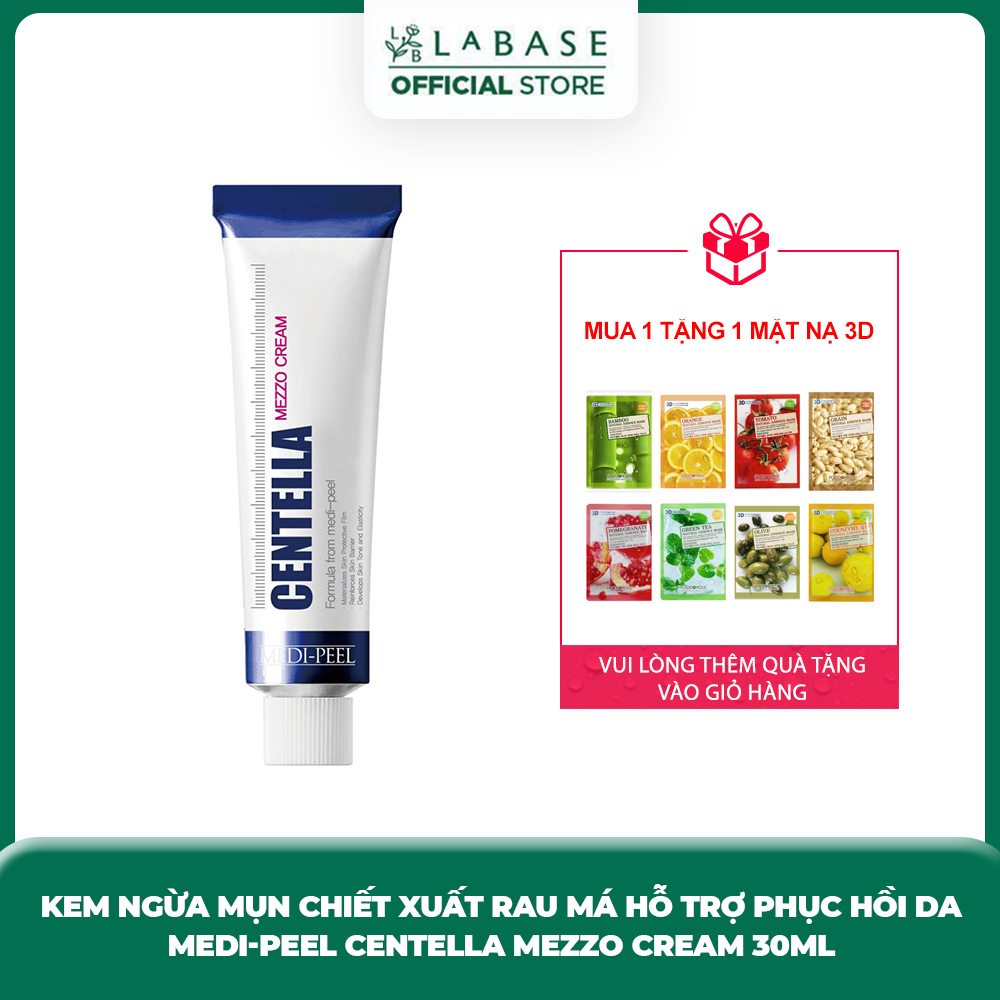 Kem Ngừa Mụn Chiết Xuất Rau Má Hỗ Trợ Phục Hồi Da Medi-Peel Centella Mezzo Cream 30ml