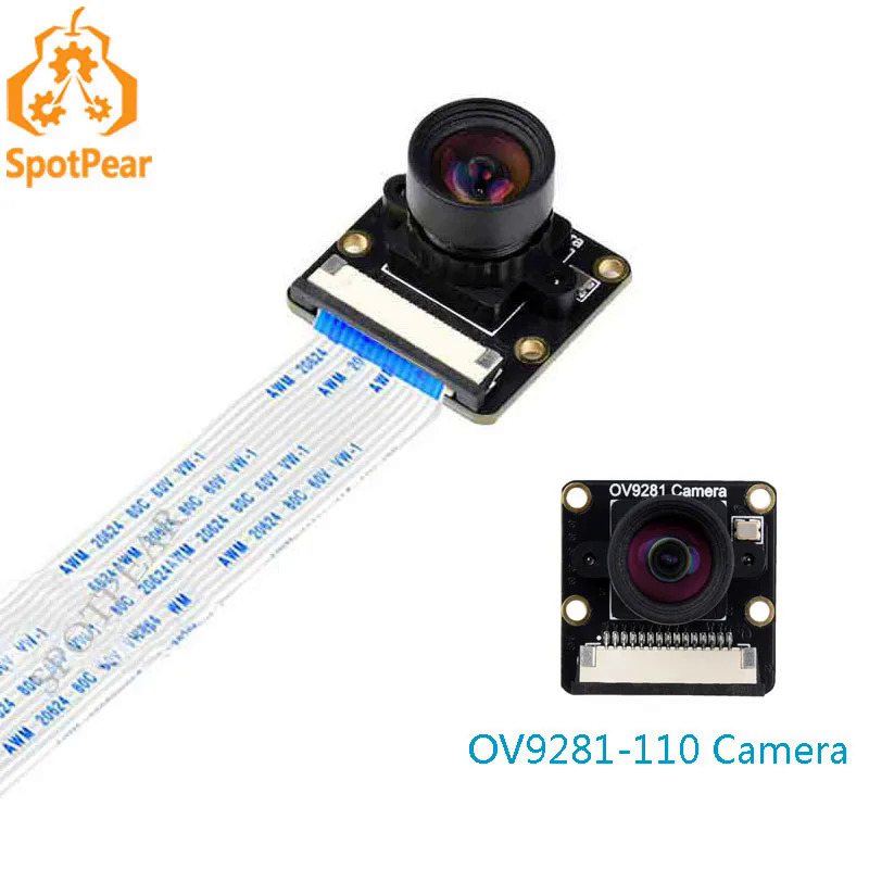 Máy ảnh Raspberry Pi máy ảnh đentrắng Máy ảnh màn trập toàn cầu 1MP máy ảnh ov9281 110 ° FOV