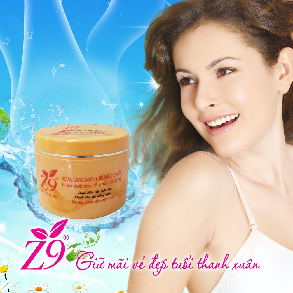 Kem tẩy tế bào chết z9 250g