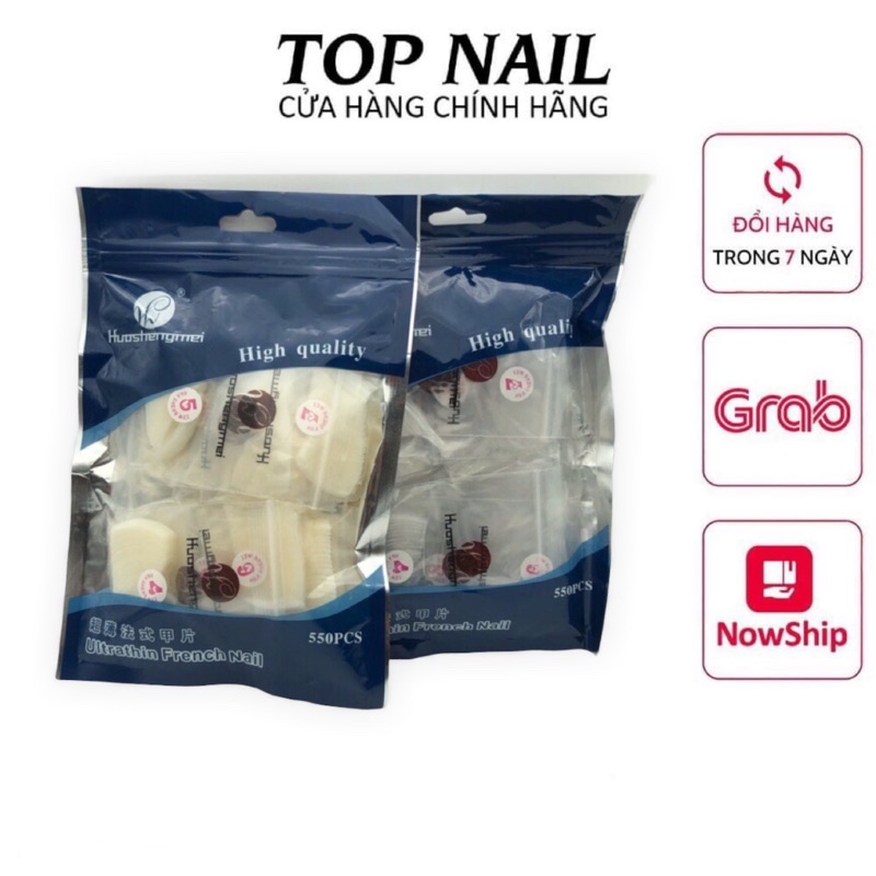 Gói móng nối Mỹ đủ size 550 móng phom đẹp,cực dẻo