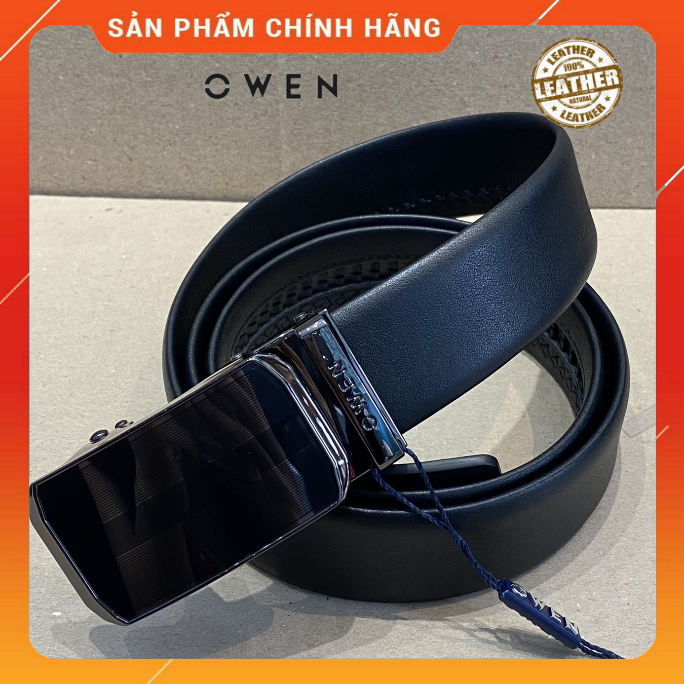 Owen - thắt lưng nam owen - dây lưng da bò 220598