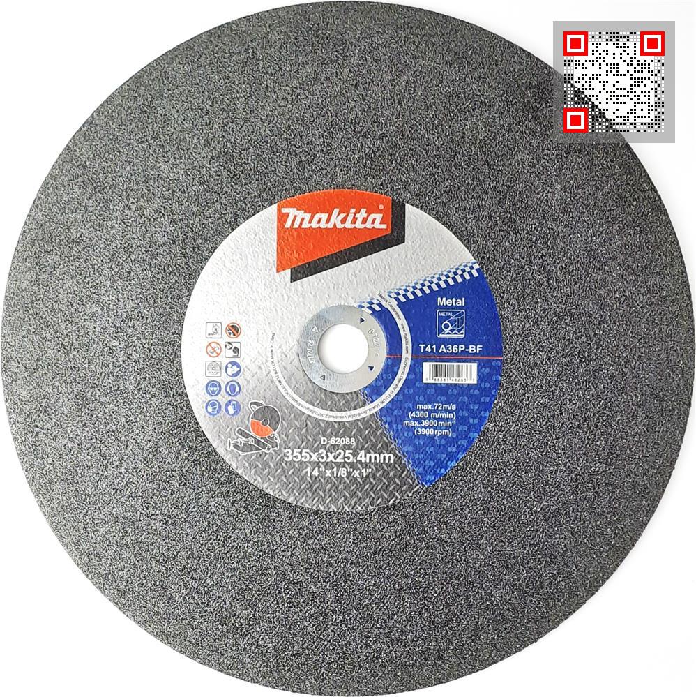 Đá cắt 14 inch 355x3x25.4 d-62088 makita