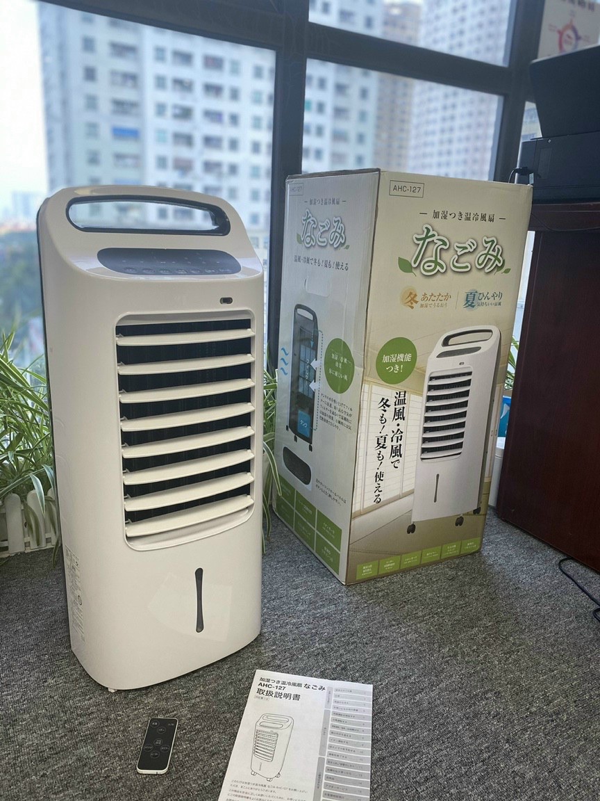 Quạt 4 mùa AHC-107 Siroca hàng Nhật nội địa tặng kèm cục đổi nguồn bảo hành 12 tháng