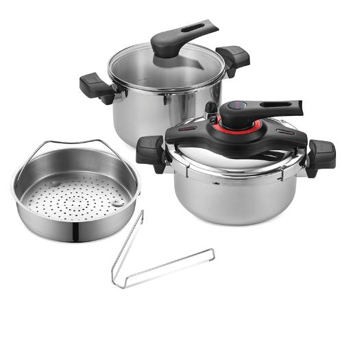 Bộ nồi áp suất inox ih 3 trong 1 poongnyun vgpc2-set
