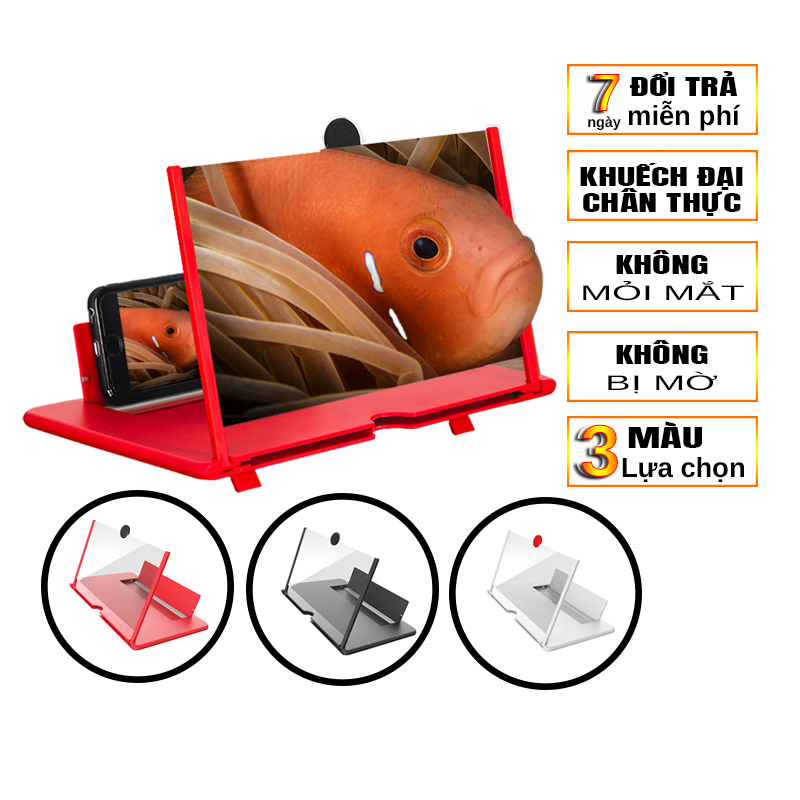 Kính phóng to màn hình điện thoại, kính chống mỏi mắt, đau mắt - Kính phóng đại màn hình cao cấp hình ảnh rõ nét như xem phim chiếu rạp