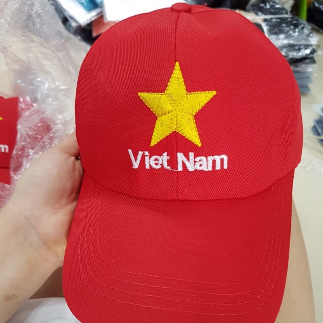 Mũ cờ đỏ sao vàng Việt Nam
