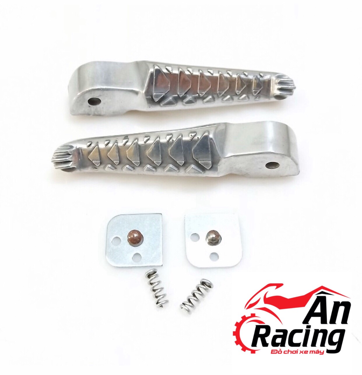 Gác chân nhôm đặc gắn xe yamaha
