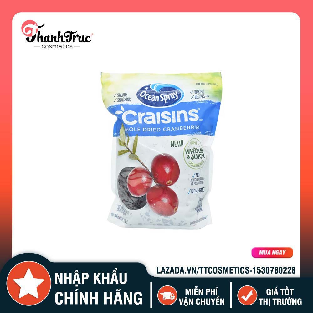 Nam việt quất sấy khô ocean spray craisins 18kg