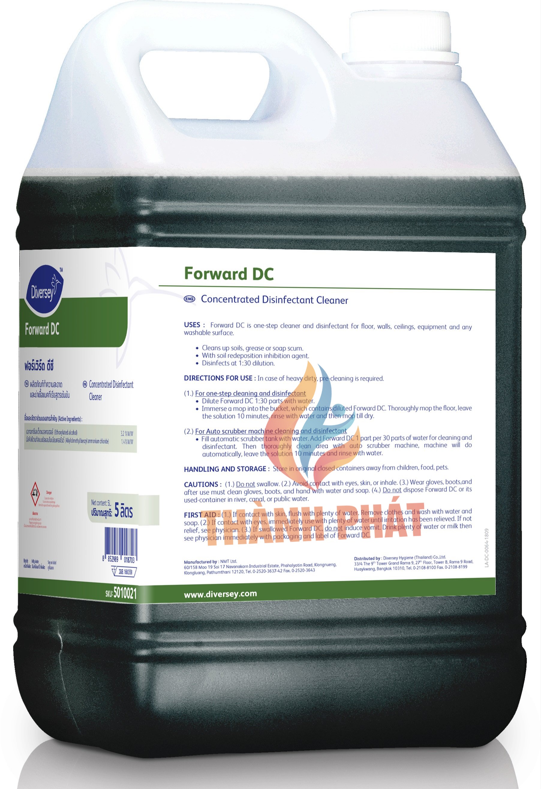 Forward dc - hóa chất lau sàn, khữ trùng hiệu quả khữ nhiểm hiv-1