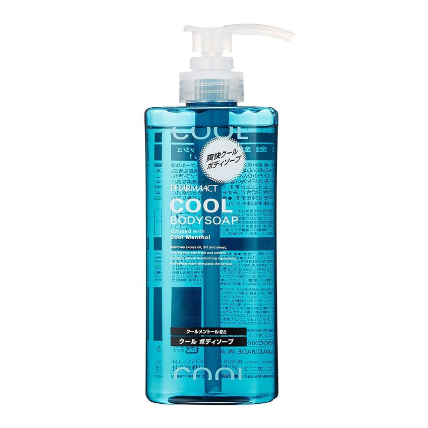 Sữa tắm dành cho nam Pharmaact Cool Body Soap 600ml xuất xứ Nhật Bản