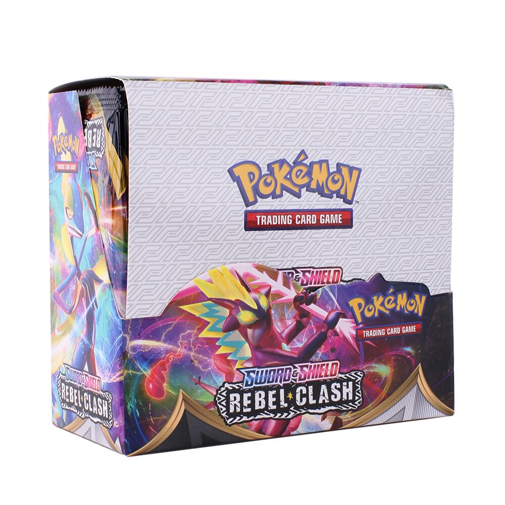 Bộ Thẻ Bài Pokemon 324 Thẻ Trading Card Game Pokemon Rebel Clash TCG Sưu Tập Đẹp Đọc Đáo