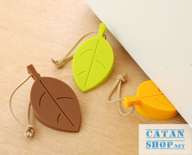 [HCM]Nút Chặn silicon chống va chạm cửa Hình Chiếc Lá tránh kẹt tay bé an toàn (Màu Giao Ngẫu Nhiên) GD344-CVCLa