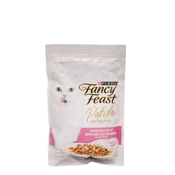 Thức Ăn Ướt Cho Mèo Fancy Feast Petite Delight Dạng Gói Gravy 50g