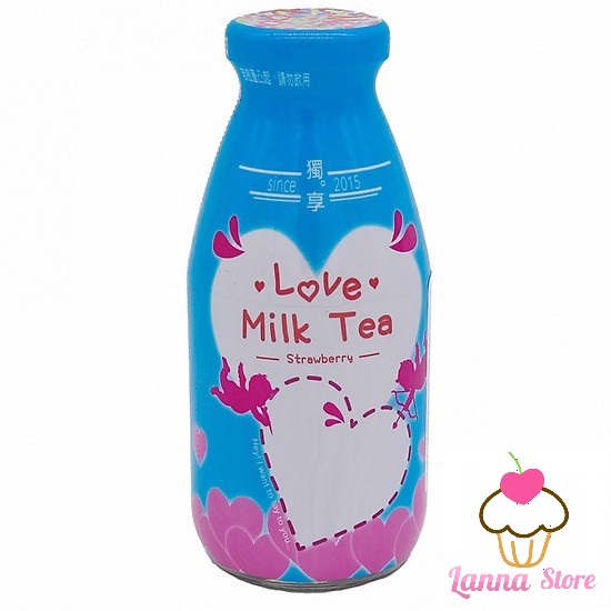 Trà sữa tình yêu Love Milk Tea 290ml Vị Dâu TâyLove - Đài Loan