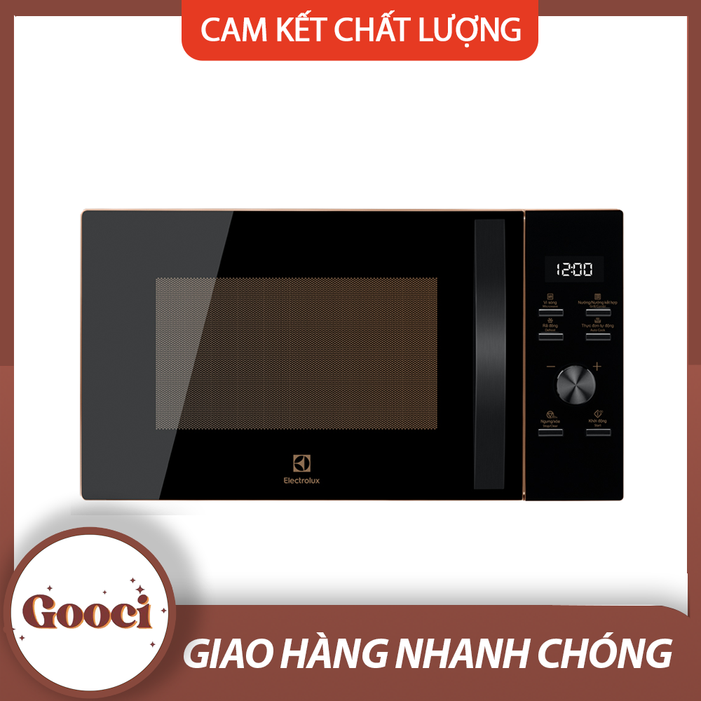 Lò vi sóng electrolux có nướng 25 lít emg25d59eb - vi sóng 900w nướng 1000w