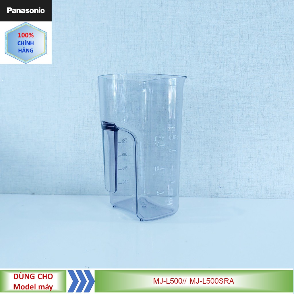 Phụ kiện ly, ca nhựa hứng nước ép máy ép panasonic model mj-l500// mj-l500sra