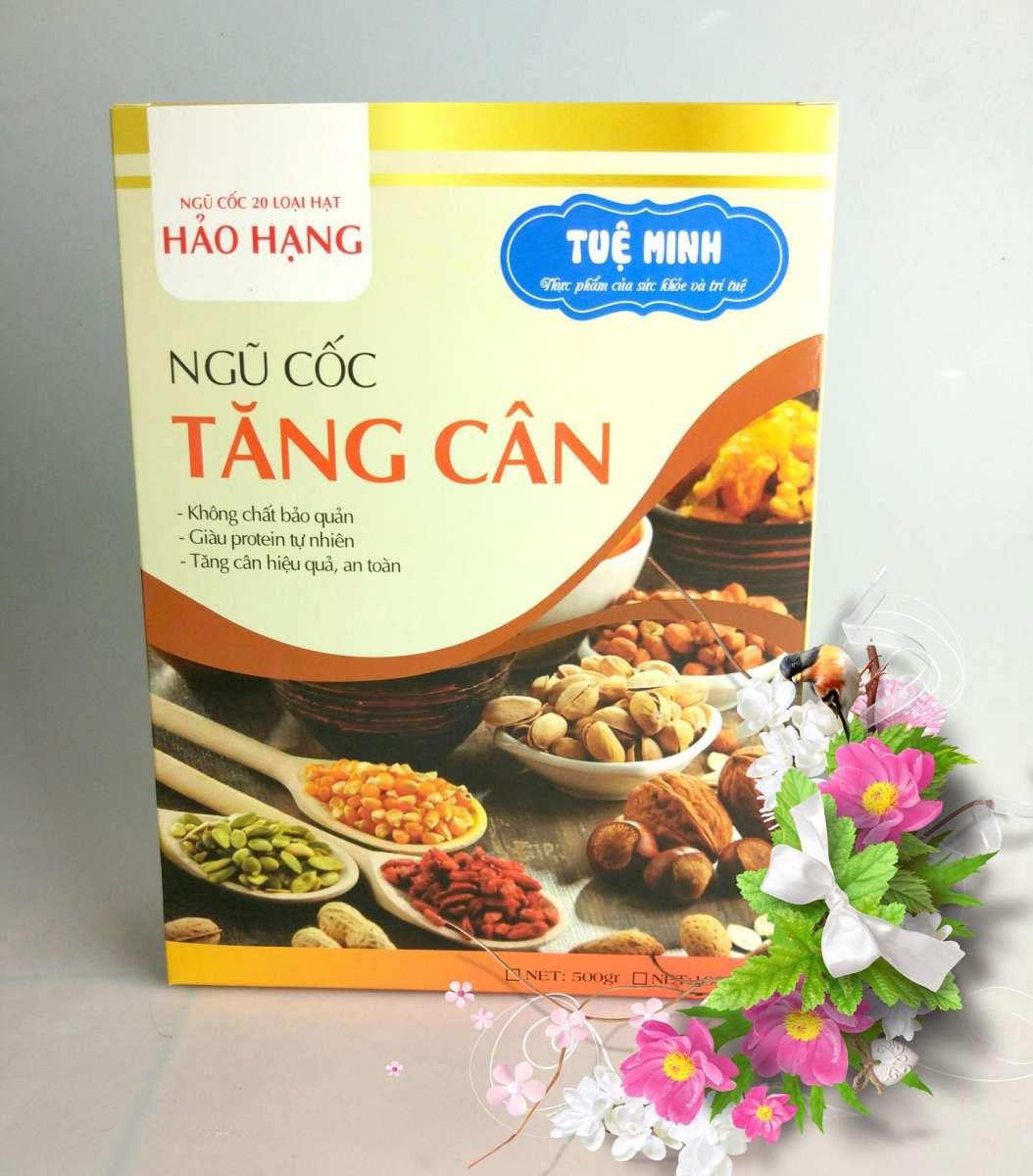 [HCM]Bột ngũ cốc tăng cân HẢO HẠNG – 20 loại hạt 500gr