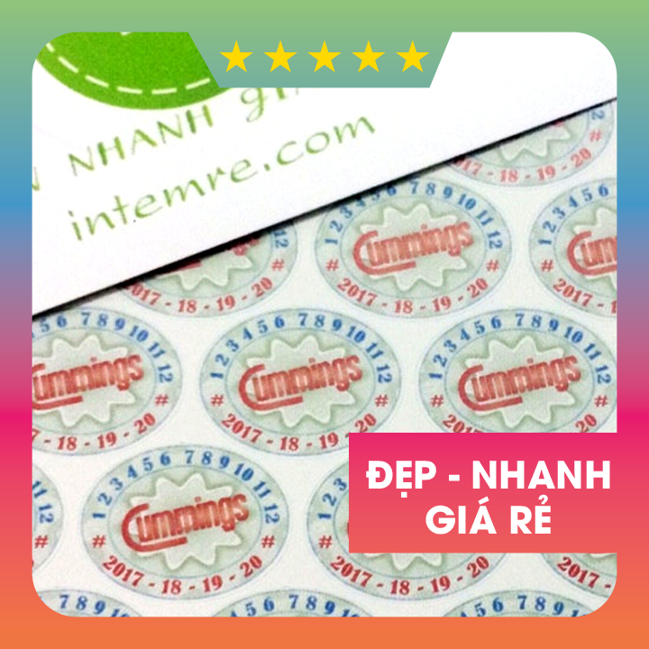 Decal bể, tem vỡ, tem bảo hành, niêm phong 1.5x1cm 1000 tem giá rẻ, đẹp, nhiều mẫu