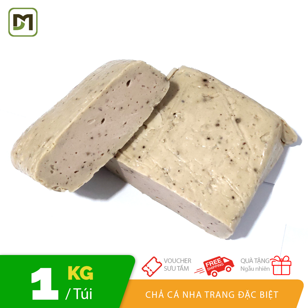 Túi 1KG Chả cá Nha Trang thơm ngon đặc biệt chiên chả cá, topping lẩu không chất bảo quản