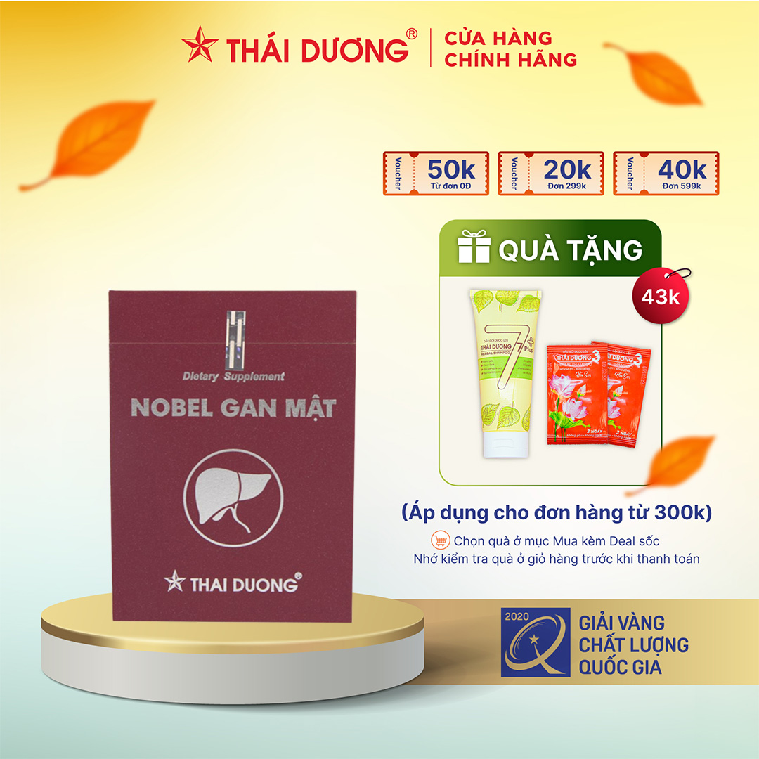 Viên uống nobel gan mật sao thái dương 60 viên/ hộp
