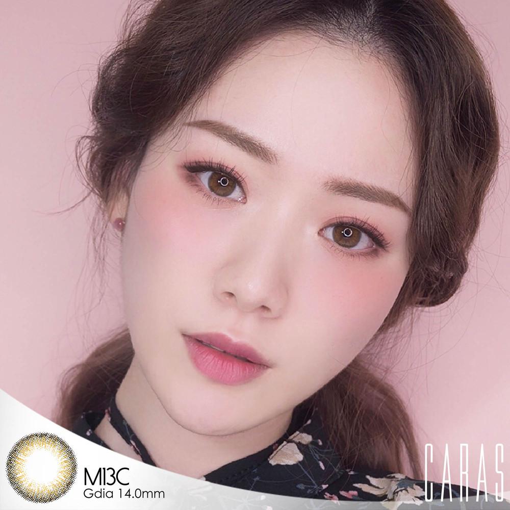 [HCM]Lens - kính áp trồng nâu tây sử dụng 1 năm tặng kèm khây đựng