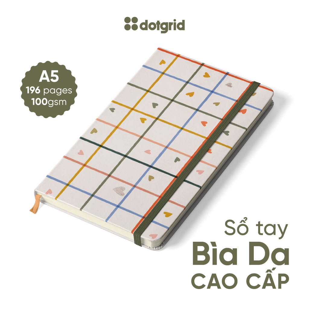 Sổ tay thương hiệu Dot Grid Topic Grid A5 Limited Edition giấy 100GSM 4 loại ruột