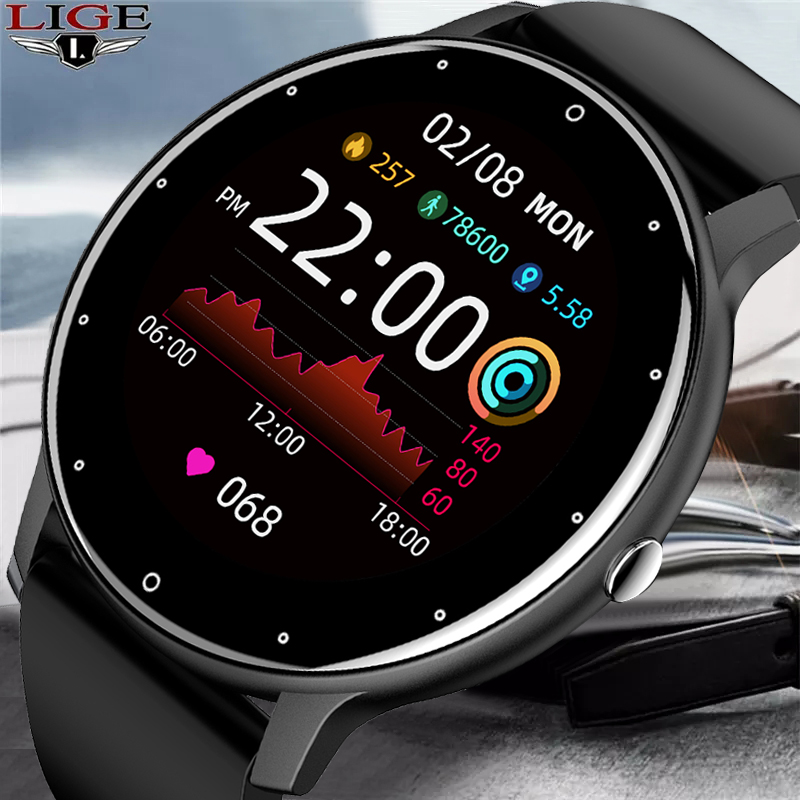 2025 New For Huawei Smart Watch Men Full Touch Screen Sport Fitness Watch IP67 Waterproof Bluetooth For Android ios smartwatch Men+