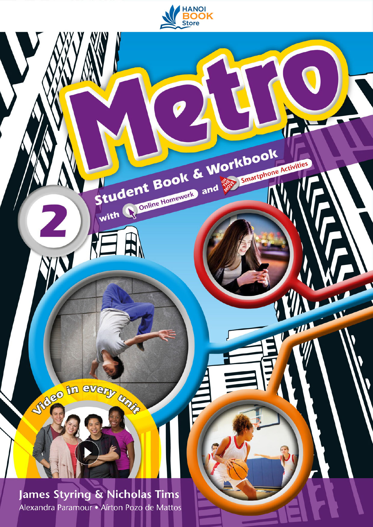 Oxford metro student's book & workbook 2 sách tiếng anh