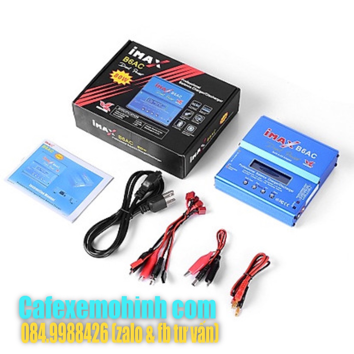 Sạc B6AC 80w chuyên sạc đồ chơi rc (lipo , nimh, nicd, acquy oto xe máy)