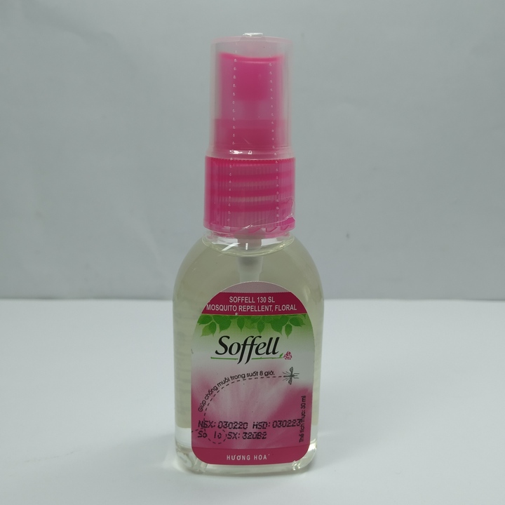 Xịt Chống Muỗi Soffell - Hương Hoa - Chai 30ml