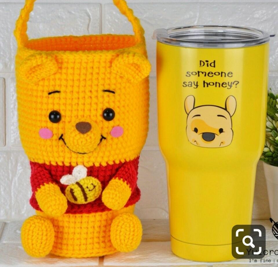Túi đeo cho ly yeti 900ml Chú ý SP  ko bao gồm ly (SP chỉ bao gồm túi đan tay handmade)