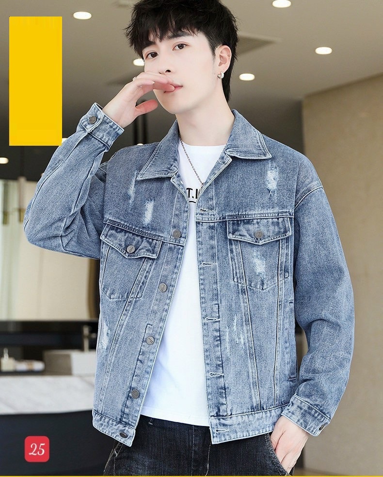 ÁO KHOÁC JEAN NAM CAO CẤP CỰC CHẤT - MEN LÌ MẶC LÀ MÊ (hình thật do shop tự chụp) THỜI TRANG MENSHOPPS K116